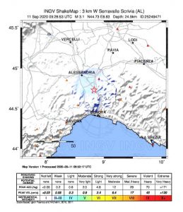 terremoto oggi piemonte liguria