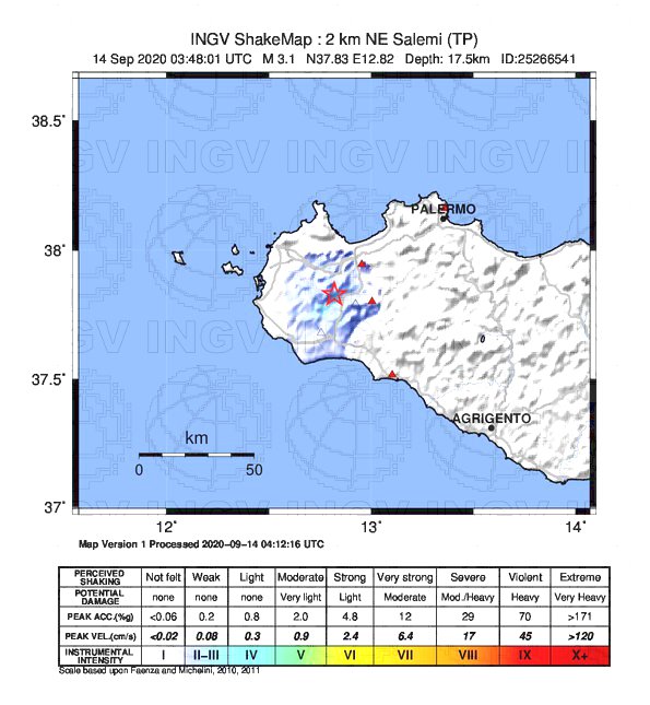 terremoto oggi sicilia