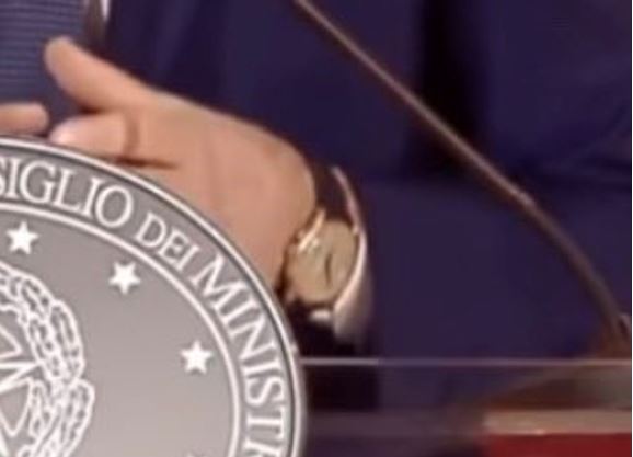 orologio giuseppe conte