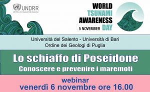 Webinar - Lo schiaffo di Poseidone. Conoscere e prevenire i maremoti