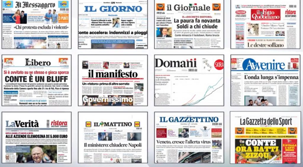 rassegna stampa 28 ottobre 2020