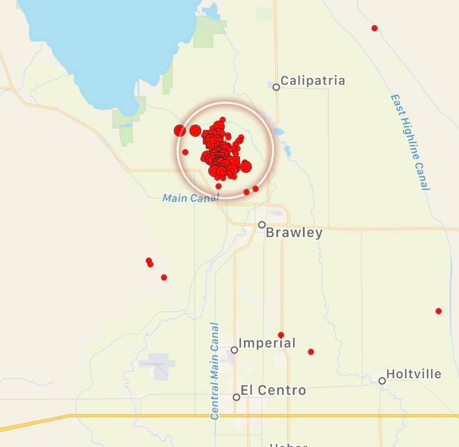 terremoti california