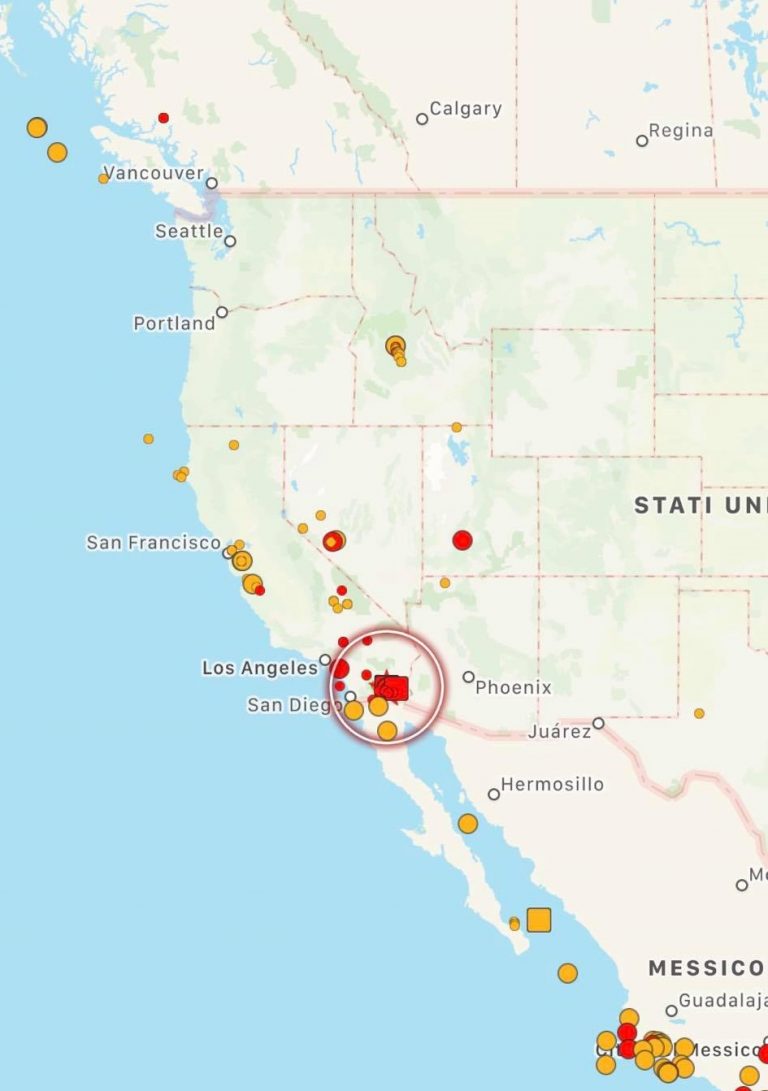 terremoti california