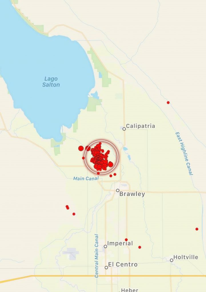 terremoti california