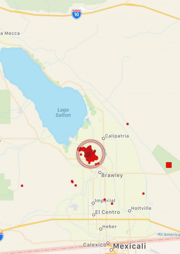 terremoti california