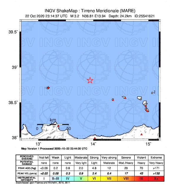terremoto tirreno