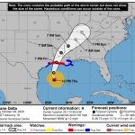 L’Uragano Delta avanza verso la costa sud degli USA: allarme alluvioni lampo e tornado in Louisiana e Mississippi [MAPPE]