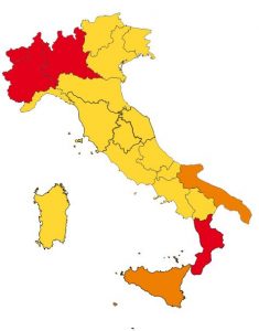 mappa aree dpcm