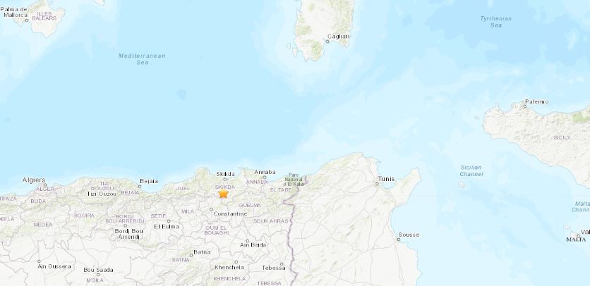 terremoto algeria