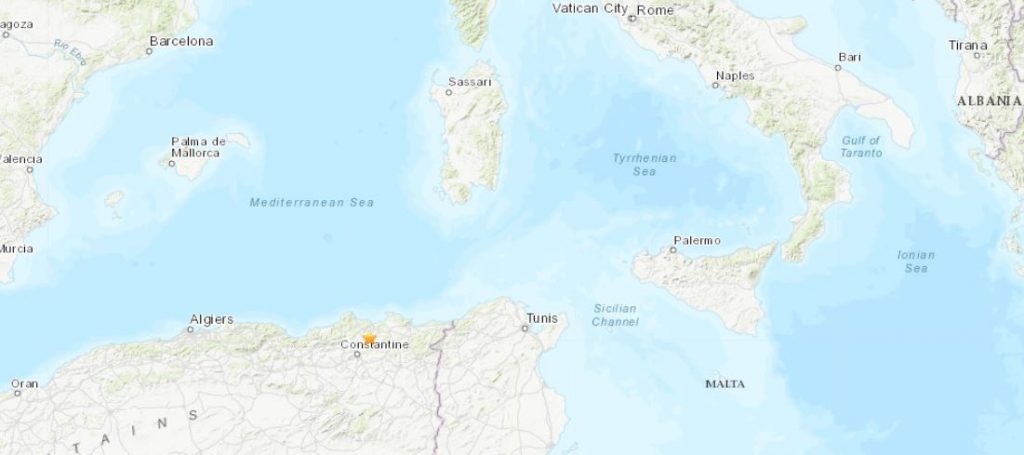 terremoto algeria