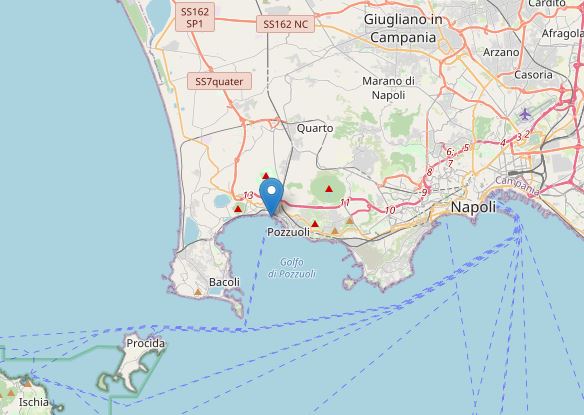 terremoto napoli pozzuoli campania