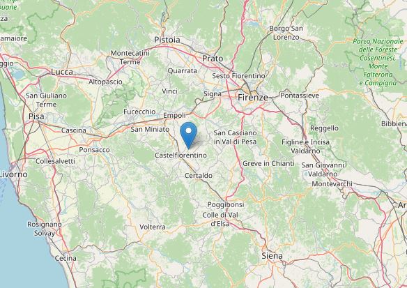 terremoto toscana firenze