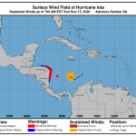 Uragano Iota in arrivo in Honduras, già devastato da “Eta”: potrebbe raggiungere la categoria 3 [MAPPE]