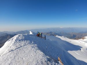 Foto Monte Rosa - Misurazioni georadar Punta Gnifetti