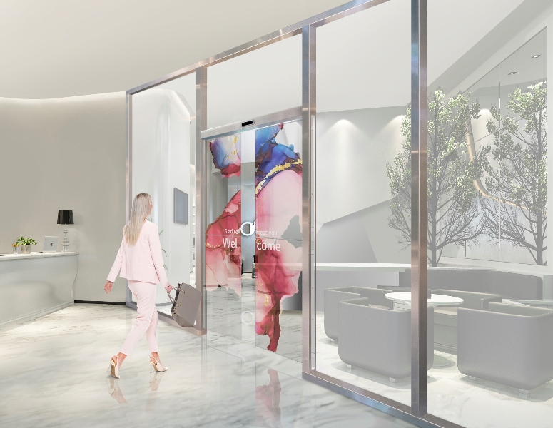 Transparent OLED Automatic Door (2)