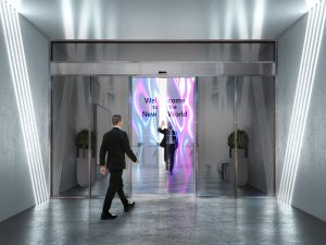 Transparent OLED Automatic Door