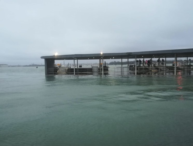 acqua alta venezia chioggia 8 dicembre 2020