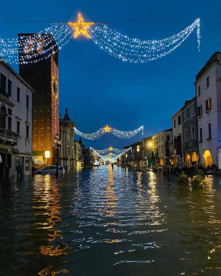 acqua alta venezia chioggia 8 dicembre 2020