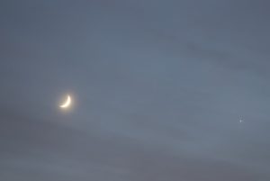congiunzione luna giove saturno