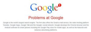 google down
