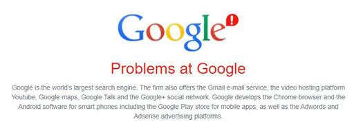 google down