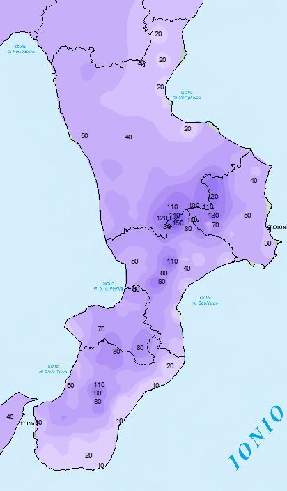 maltempo calabria arpacal