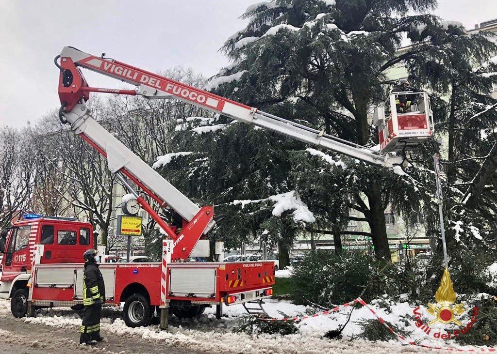 maltempo neve vigili del fuoco