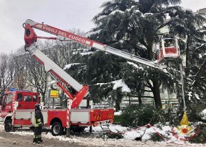 maltempo neve vigili del fuoco