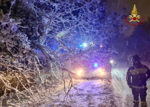 maltempo neve vigili del fuoco