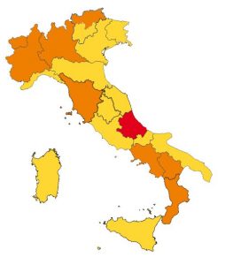mappa italia colori