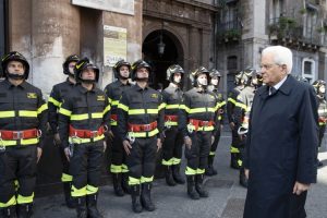 mattarella vigili del fuoco
