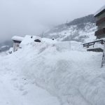 Maltempo, a Vermiglio 2 metri di neve fresca: scenario incredibile ai piedi del Passo del Tonale [FOTO]