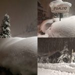 Maltempo Veneto, oltre due metri di neve ad Arabba: il paesaggio è incantevole ma il paese è isolato e ci sono disagi [FOTO e VIDEO]