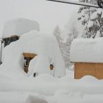 Maltempo, tanta neve anche in Piemonte: 2 metri di coltre bianca a San Domenico [FOTO]