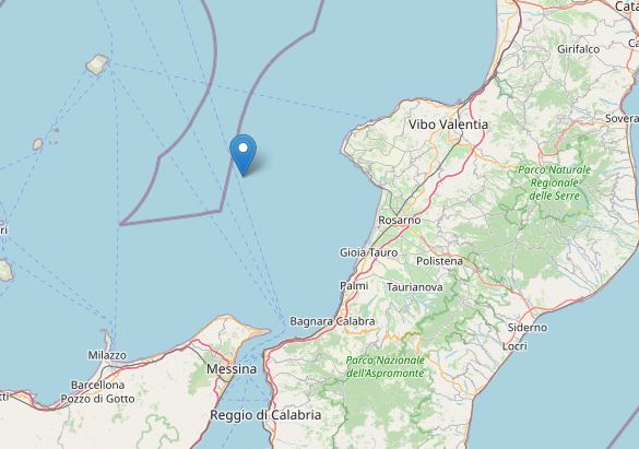terremoto tirreno calabria