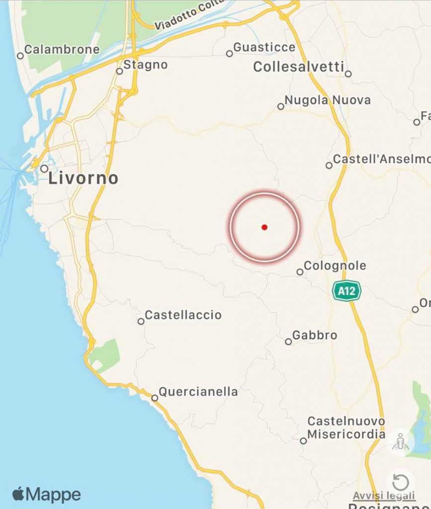 terremoto orciano pisano vigilia natale