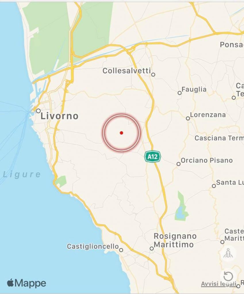 terremoto orciano pisano vigilia natale