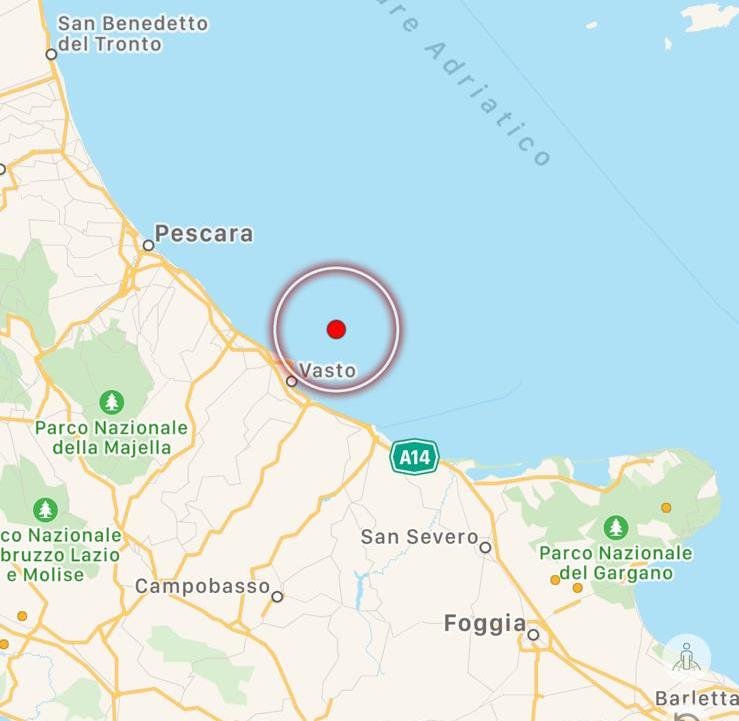 terremoto natale 2020