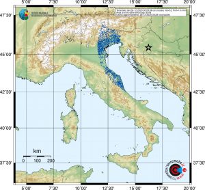 terremoto croazia nord italia