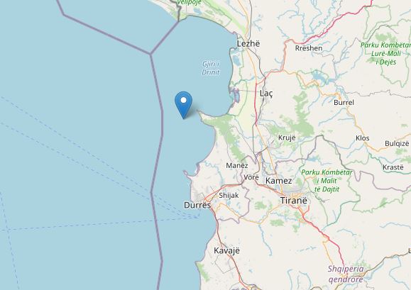 terremoto oggi albania