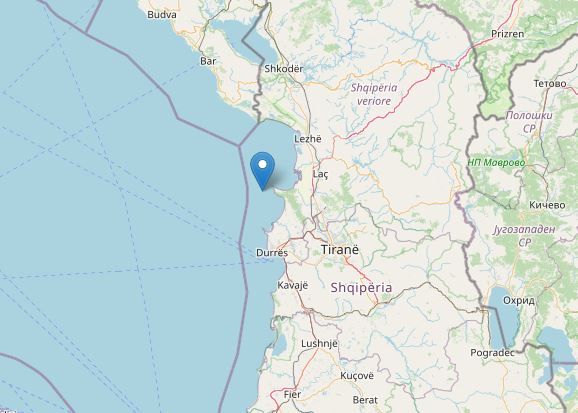 terremoto oggi albania