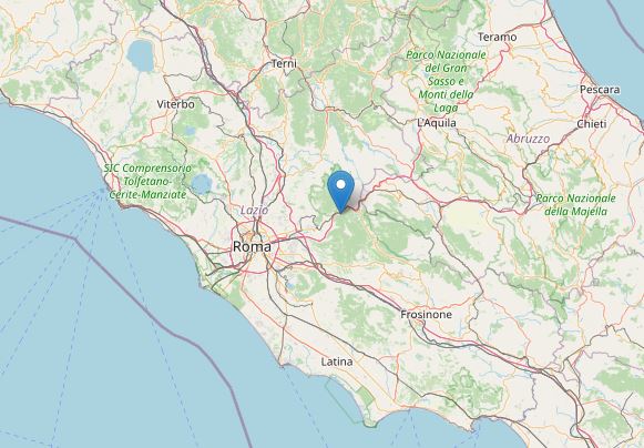 terremoto oggi roma lazio