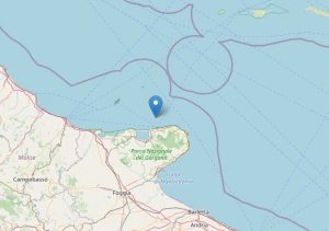 terremoto puglia costa garganica