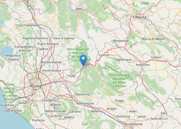 terremoto roma lazio oggi
