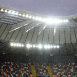 Maltempo, pioggia torrenziale a Udine: Udinese-Atalanta rinviata a data da destinarsi