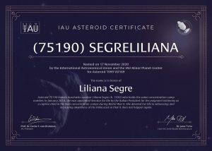 Segre asteroide certificato