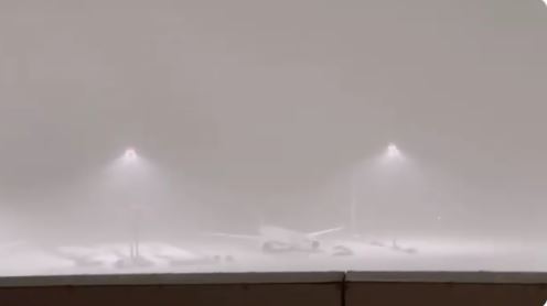 tempesta filomena aeroporto madrid