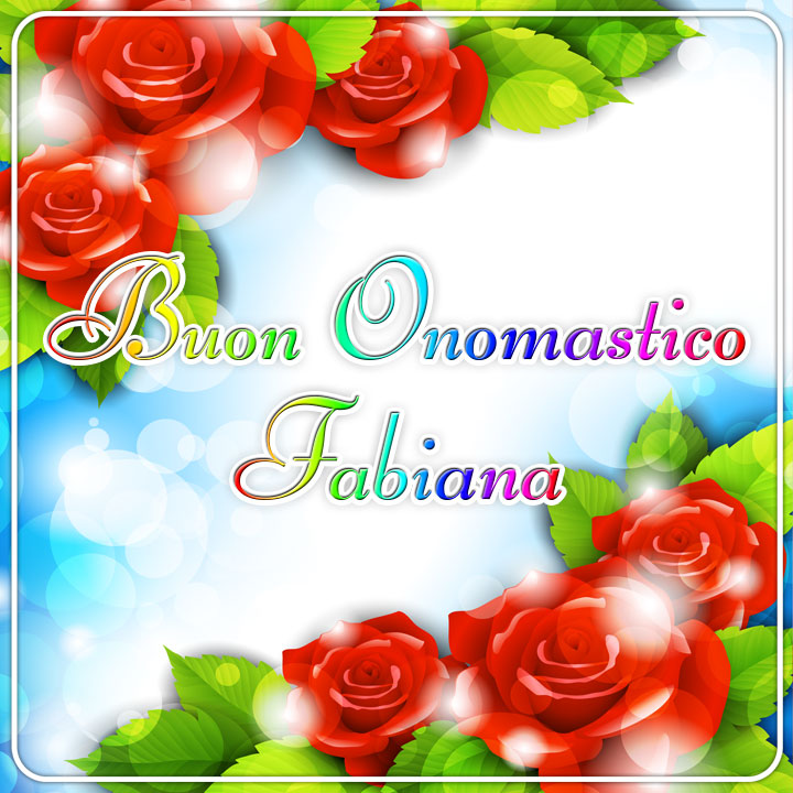auguri onomastico fabiana