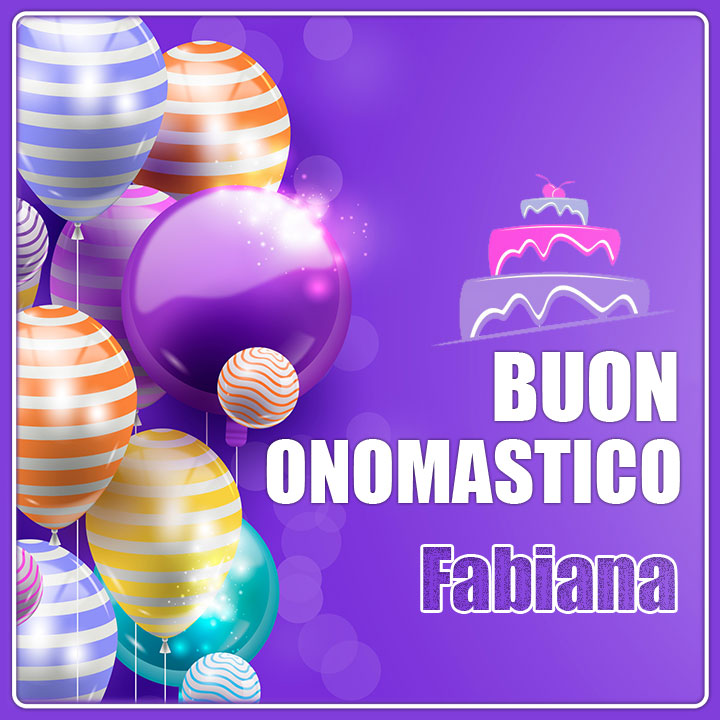auguri onomastico fabiana