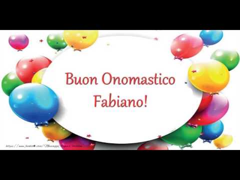 auguri onomastico fabiano